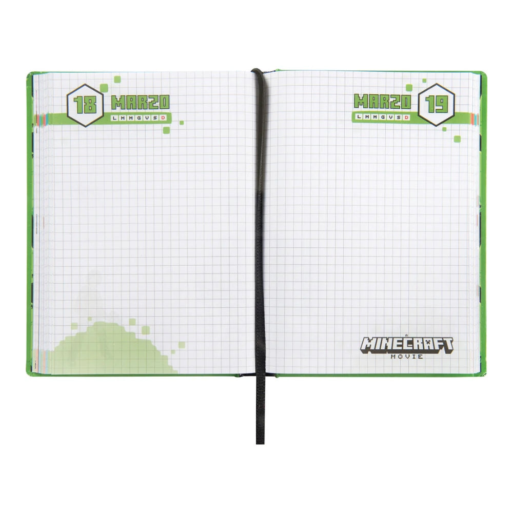 Diario Standard Giornaliero Minecraft, Non Datato, 12 Mesi - Franco Cosimo Panini