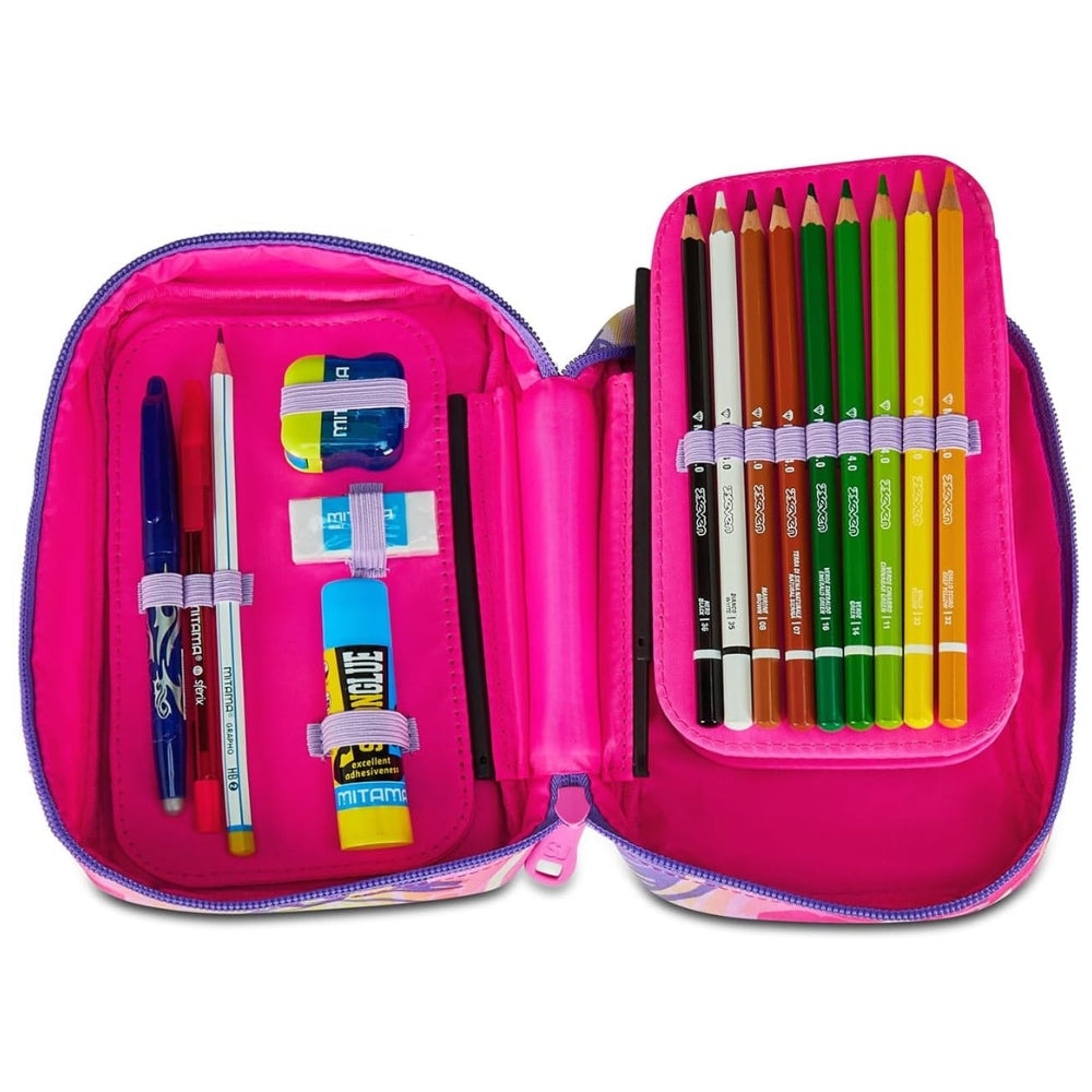 Astuccio Completo 1 Zip Sj Gang Speed Pad New - Tinypatch Girl - Viola/Rosa