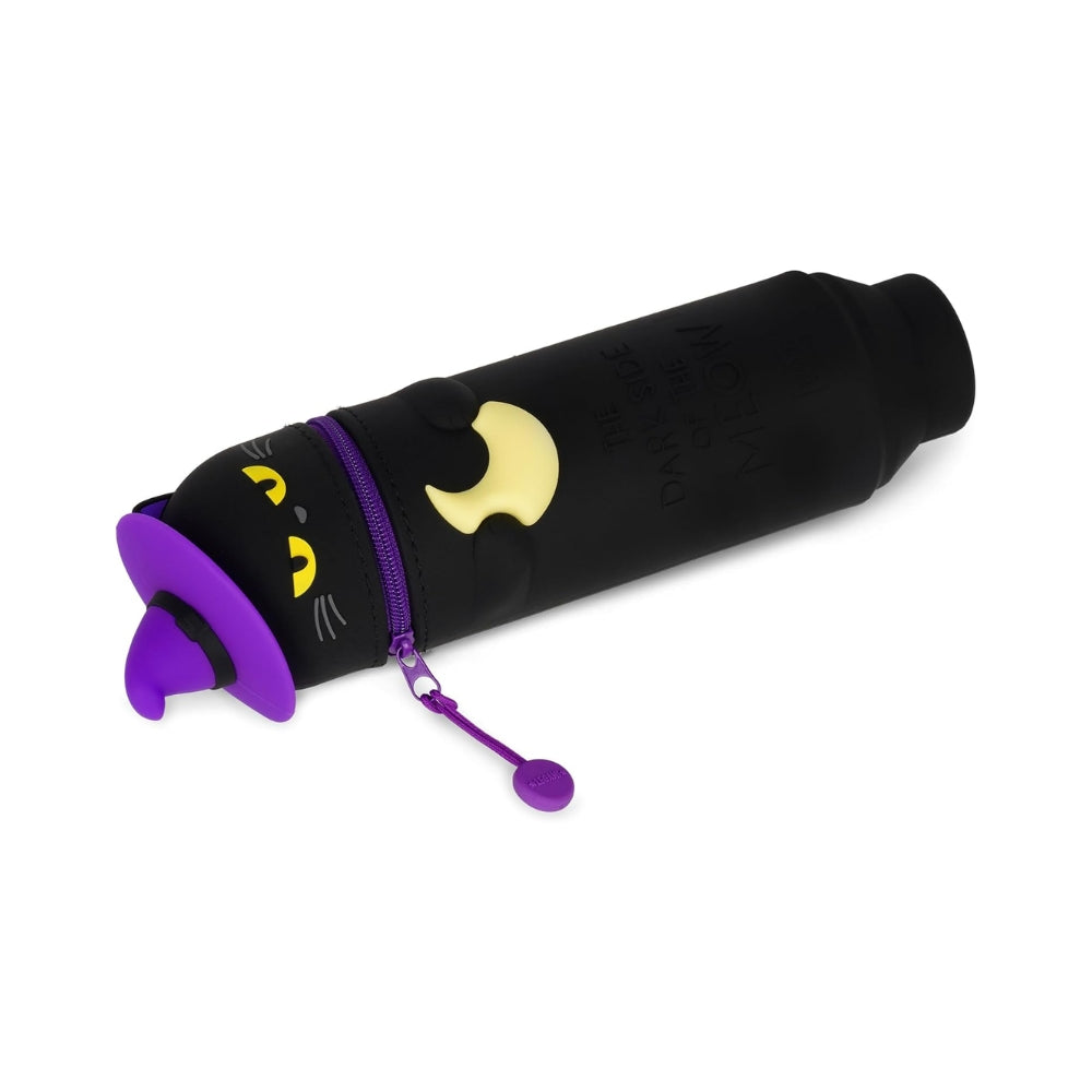 Legami - Kawaii Astuccio Scuola Halloween 2025 in Morbido Silicone, Black Kitty (Limited Edition)