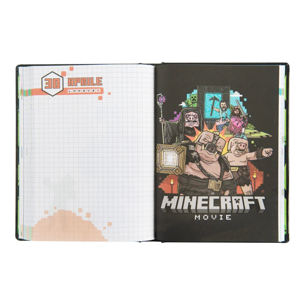 Diario Standard Giornaliero Minecraft, Non Datato, 12 Mesi - Franco Cosimo Panini