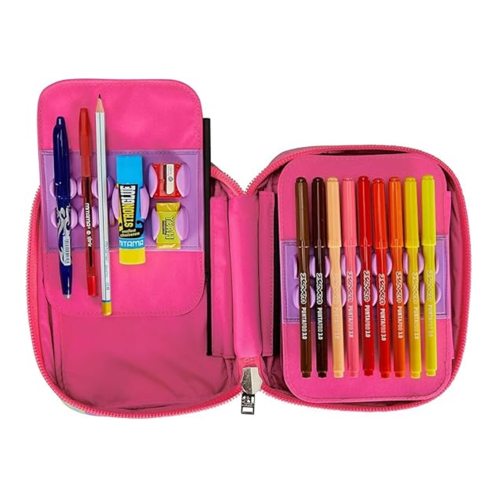 Astuccio Completo 1 Zip SJ Girl Speed Pad Unibraid - Rosa/Fucsia