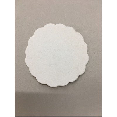 Sottobicchieri Bianco In Cartonato