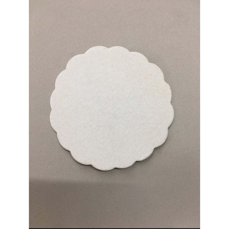 Sottobicchieri Bianco In Cartonato