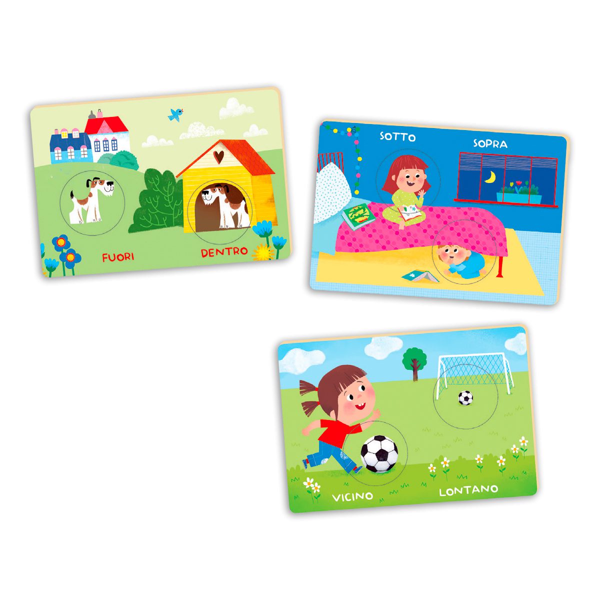 Gli opposti,  Primi Passi, Con Tessere – Raffaello