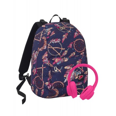 Zaino Seven Reversibile Dreamy Con Cuffie In Omaggio - Z00027