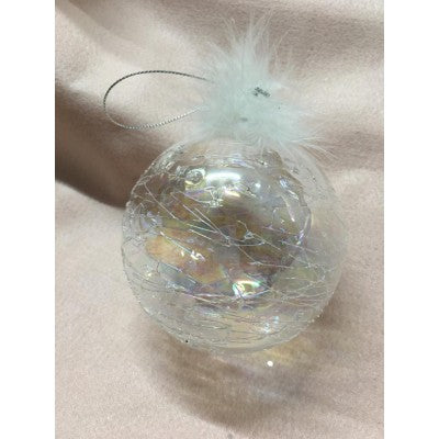 Pallina In Vetro Con Schizzi