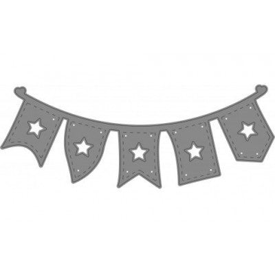 Fustella Sottile - Striscione Stelle Pc1584