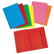 20 Cartelline 3 Lembi Arcobaleno, Buffetti, Cartoncino 190 G/mq, 33,5x24,5 Cm – Colori Assortiti