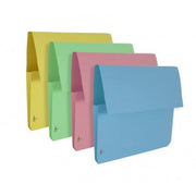 20 Cartelline Con Tasca A Soffietto, Buffetti, Cartoncino 225 G/mq, 25,5x32,5 Cm – Colori Assortiti