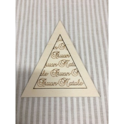 Triangolo Decorativo Buon Natale - Renkalik