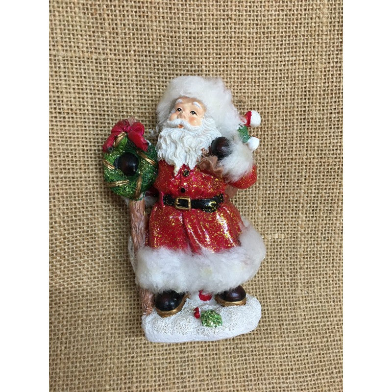 Babbo Natale In Ceramica Opaca