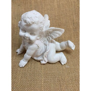 Angioletto In Gesso Bianco