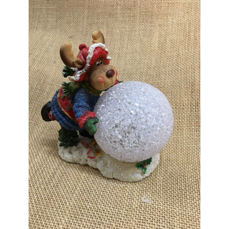 Palla Di Neve Luminosa Con Personaggio