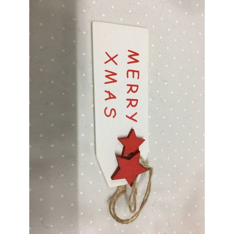 Targhette "merry Xmas" Assortite