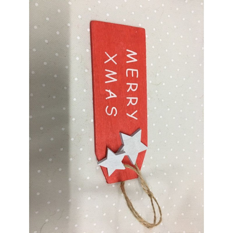 Targhette "merry Xmas" Assortite