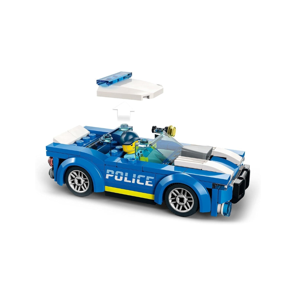 LEGO City Police Auto della Polizia, Set di Costruzione con Minifigure e Macchina Giocattolo per Bambini e Bambine da 5 Anni in su 60312