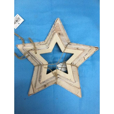 Set 3 Stelle In Legno