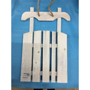 Slitta Da Appendere In Legno