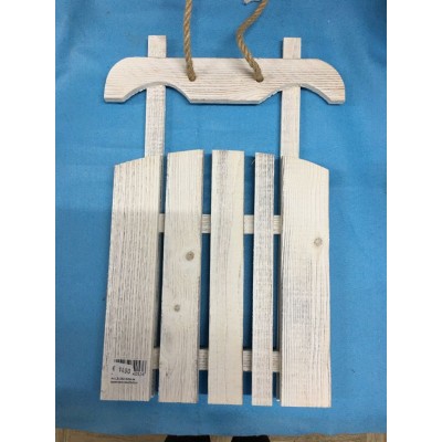 Slitta Da Appendere In Legno