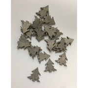 Set Abeti In Legno Per Decorazioni