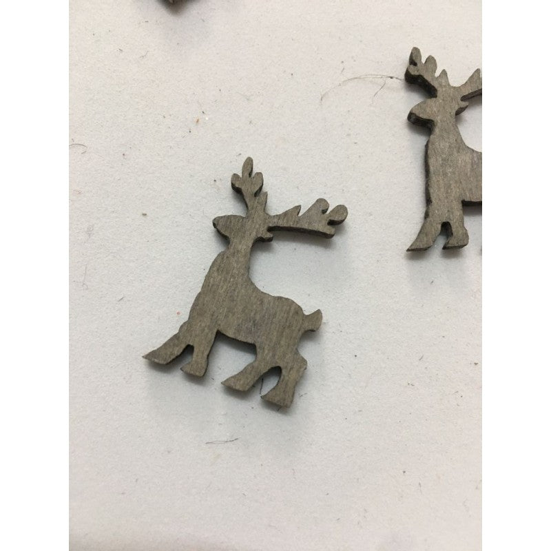 Set Di 24 Renne In Legno