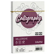Busta Calligraphy Millerighe - 120 x 180 mm - 100 gr - Favini - conf. 25 pezzi