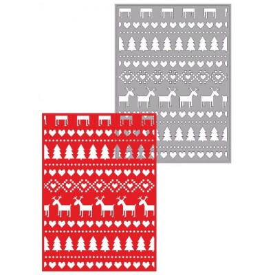 Fustella Sottile - Cartolina Natale Pc1223