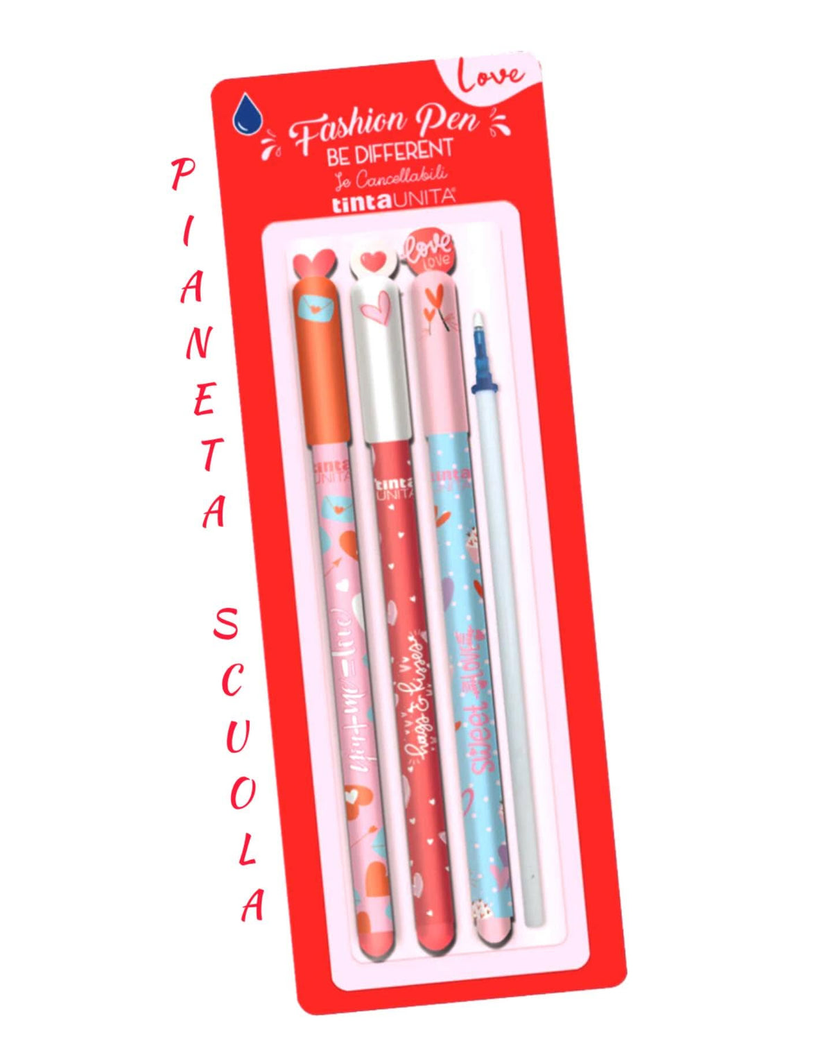 Tinta Unita Penne cancellabili Set Love Limited Edition