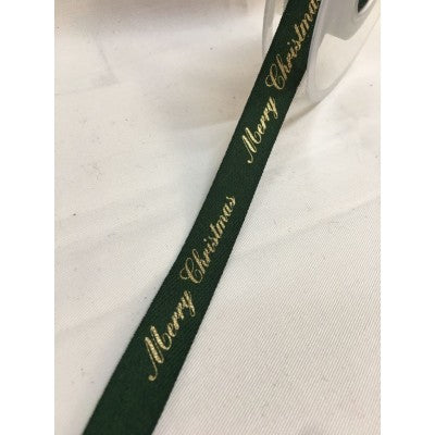 Nastro 1,5cm Con Scritta Merry Christmas - 2 Colori Assortiti