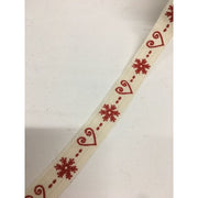 Nastro Cuori E Fiocchi Di Neve