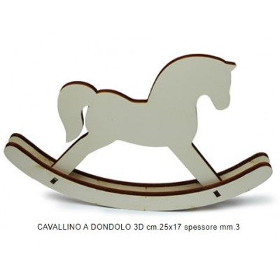 Cavallino A Dondolo 3d - Renkalik