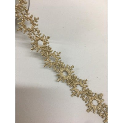 Nastro Fiocchi Di Neve 2,5cm