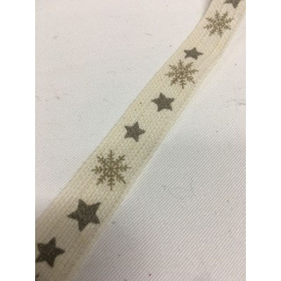 Nastro Con Stelle E Fiocchi Di Neve