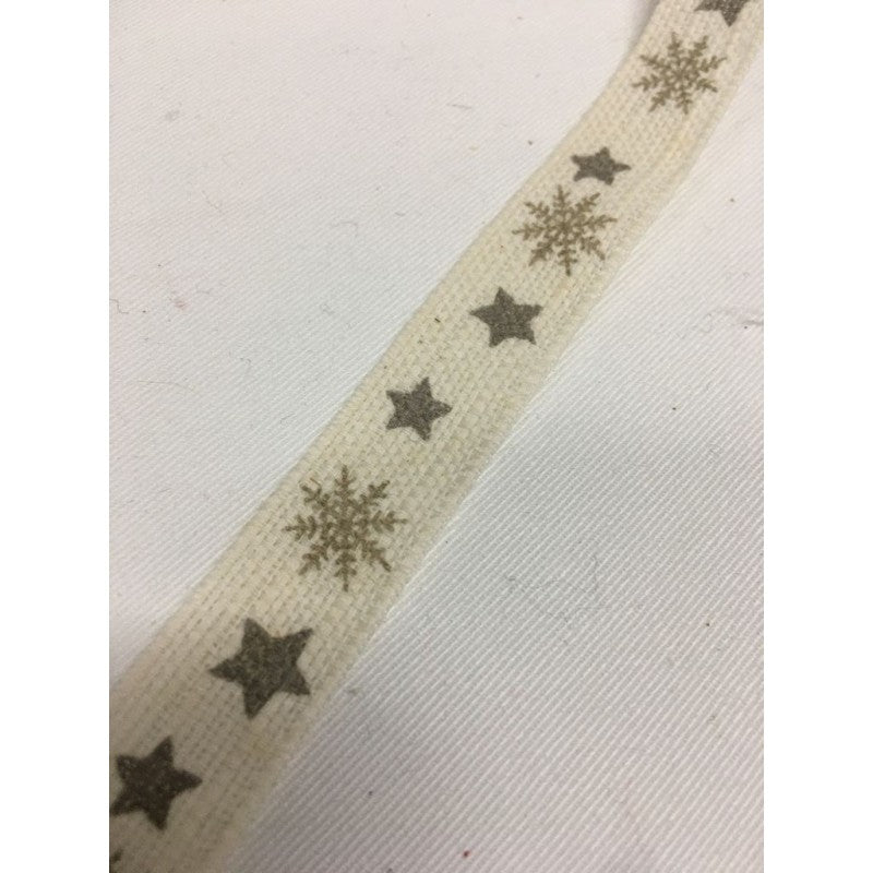 Nastro Con Stelle E Fiocchi Di Neve