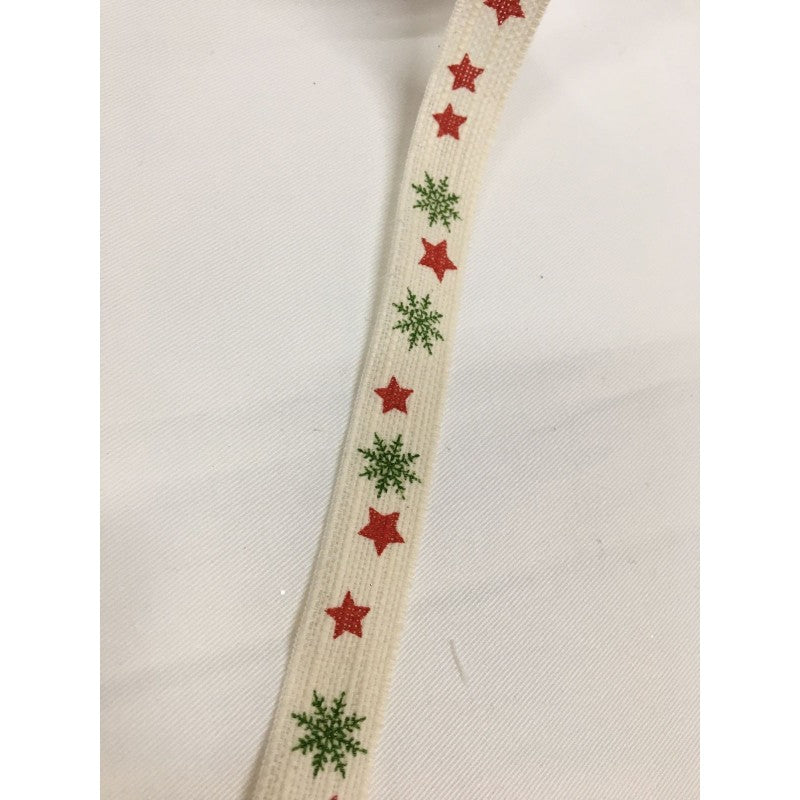 Nastro Con Stelle E Fiocchi Di Neve