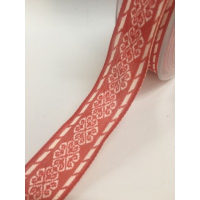 Nastro Decorato Rosso