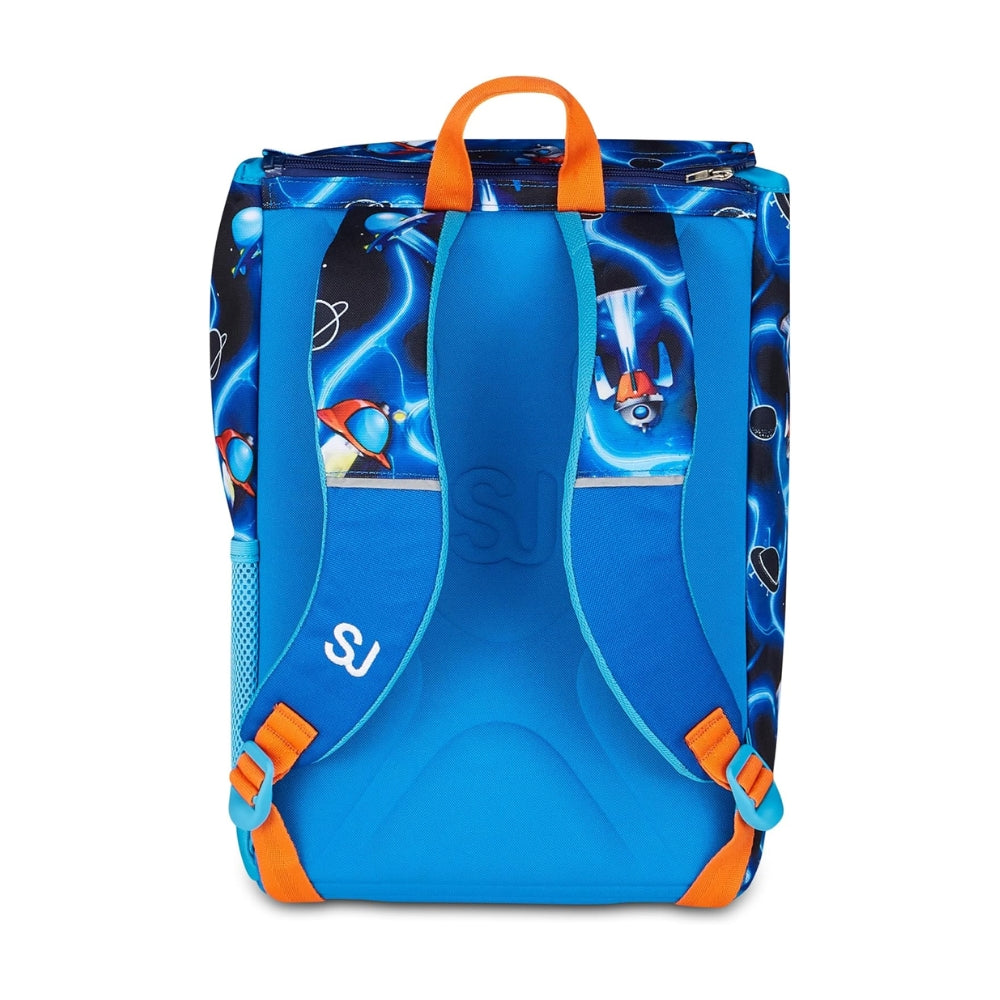 Sj Gang Style Jam Gang Zaino Scuola Estensibile Big Space Led Boy – Blu, 24 L