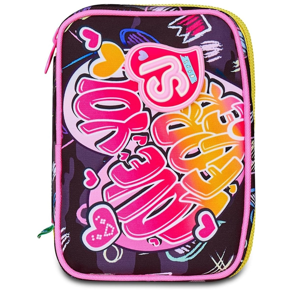 Astuccio Completo 1 Zip Sj Gang Speed Pad New - Game Led Girl - Fucsia/Rosa