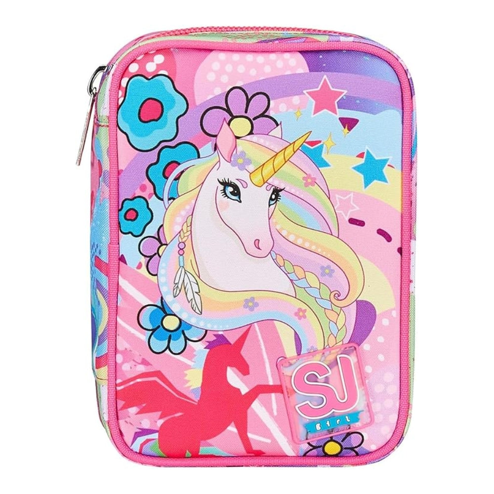 Astuccio Completo 1 Zip SJ Girl Speed Pad Unibraid - Rosa/Fucsia