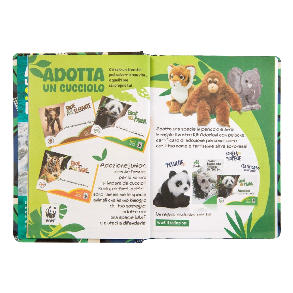 Diario Standard Giornaliero WWF Lupo, Datato 2025-2026, 12 Mesi - Franco Cosimo Panini