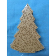 Abete In Legno Natale Con Decorazioni Angel B