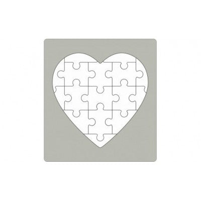 Fustella Alta - Puzzle Cuore 140x152mm Srd018