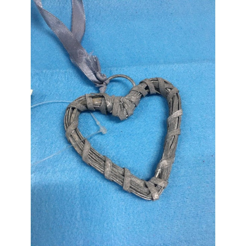 Cuore In Vimini Da Appendere