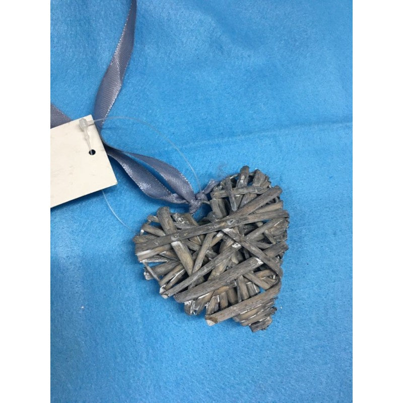 Cuore In Vimini Da Appendere