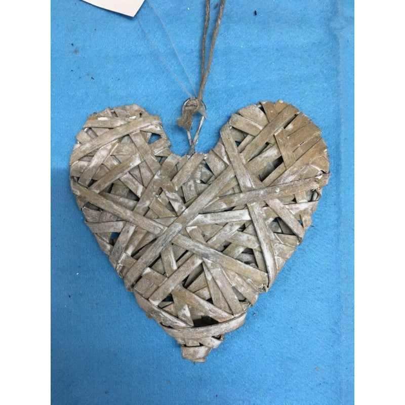 Cuore In Vimini Da Appendere