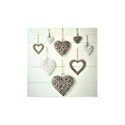 Cuore In Vimini Da Appendere