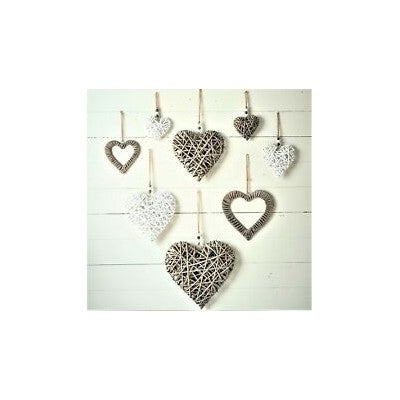 Cuore In Vimini Da Appendere