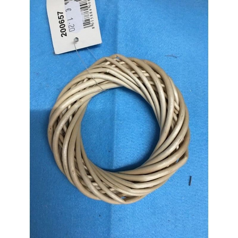 Ghirlanda In Vimini 2 Dimensioni - Color Paglia