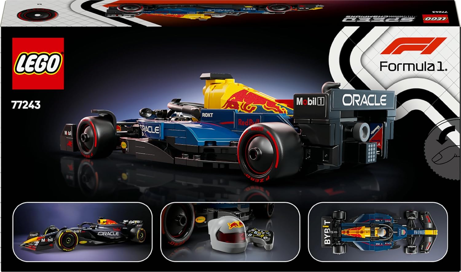 LEGO Speed Champions Auto da Corsa F1 Oracle Red Bull Racing RB20 Modello di Macchina da Collezione con Minifigure del Pilota di Formula 1, Regalo per Uomo, Donna e Adulti Fan dell'Automobilismo