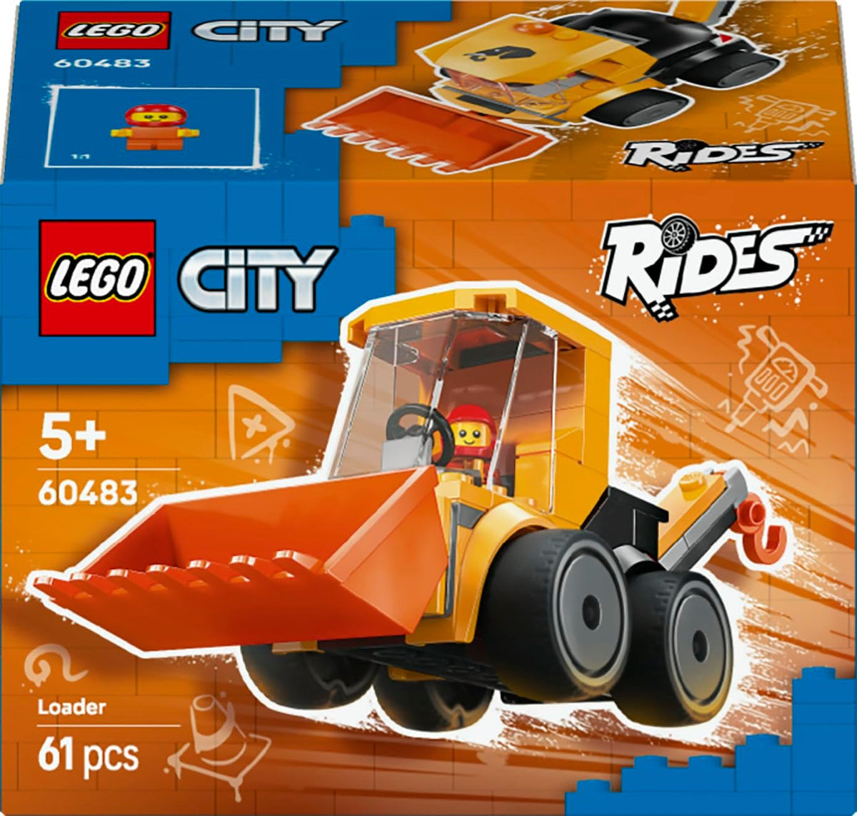LEGO City Veicoli – Ruspa da cantiere 60483